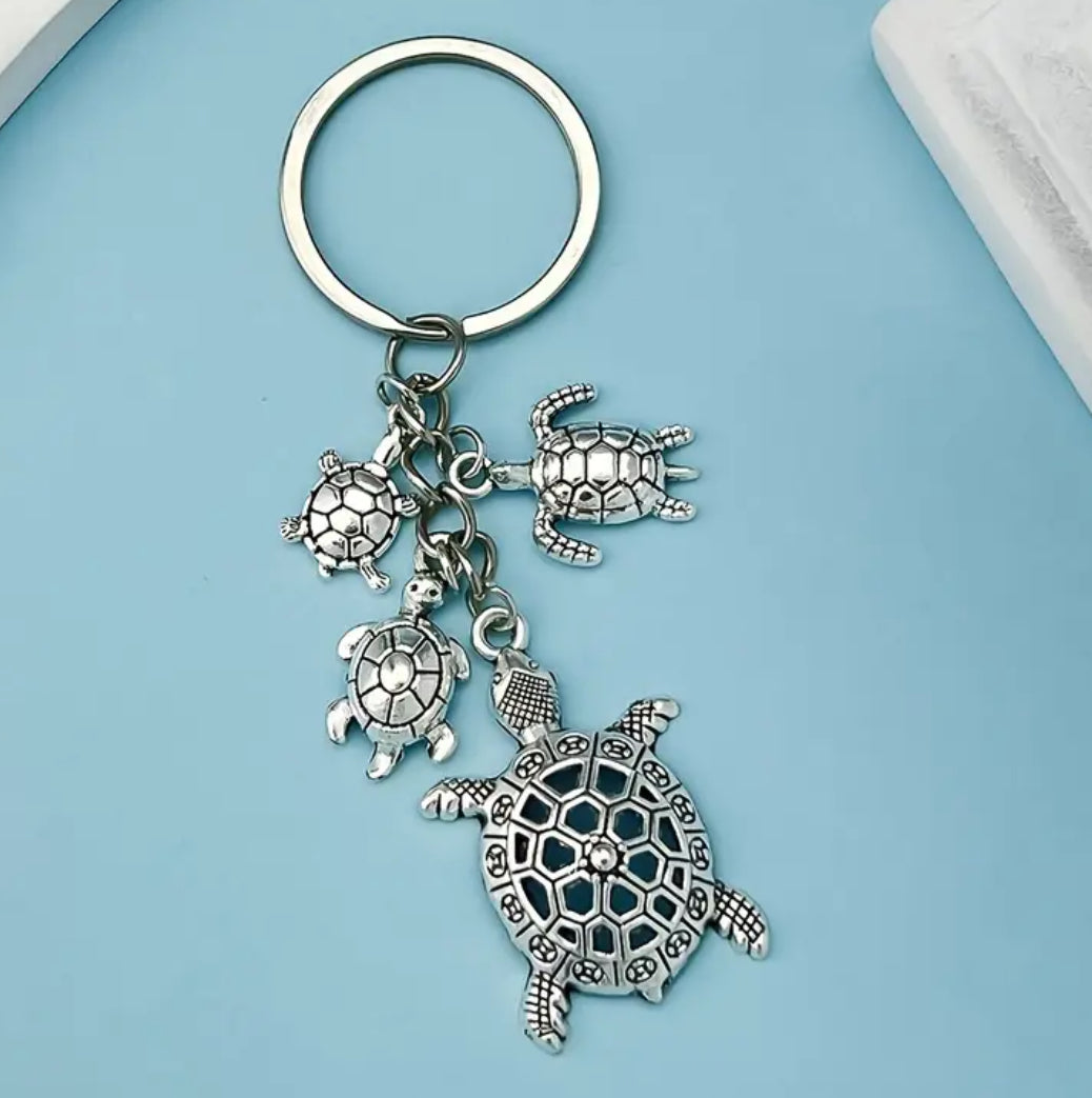 Cute Sea Turtle Keychain With more Accessories
