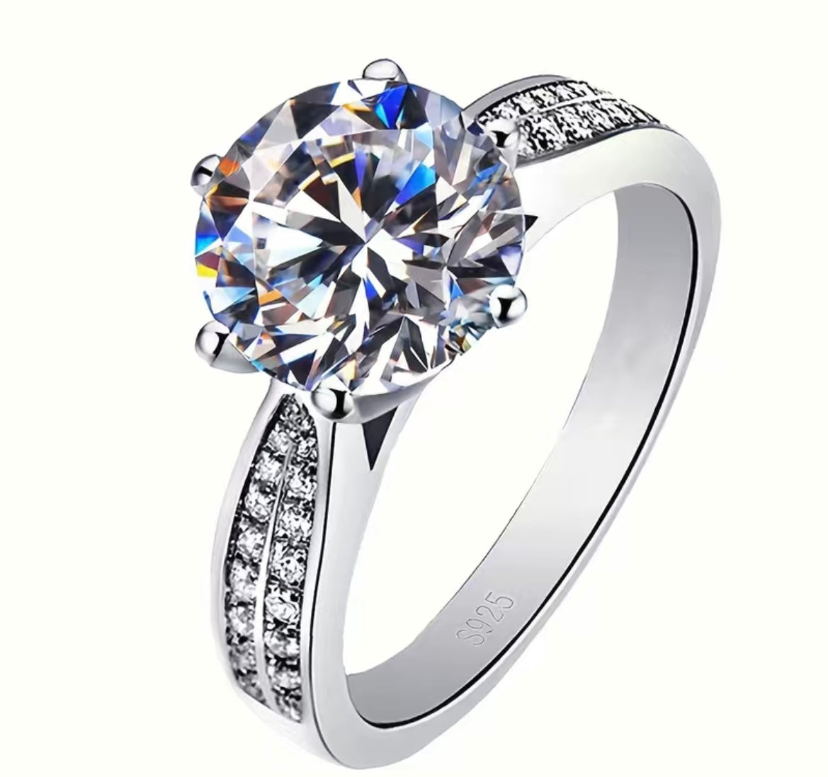 2.0 Carat Moissanite Ring