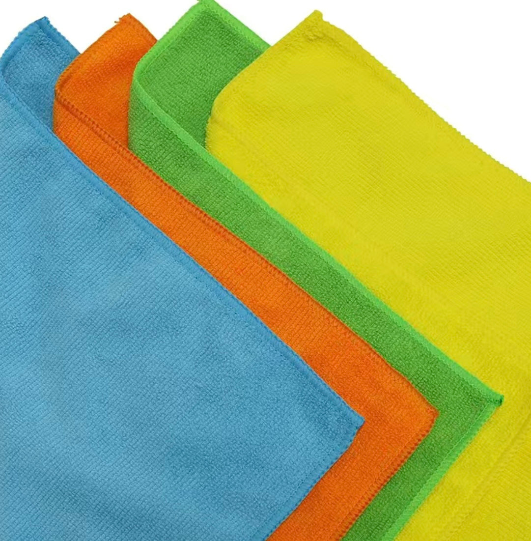 50 pack of Colorful Microfiber dish kitchen towels