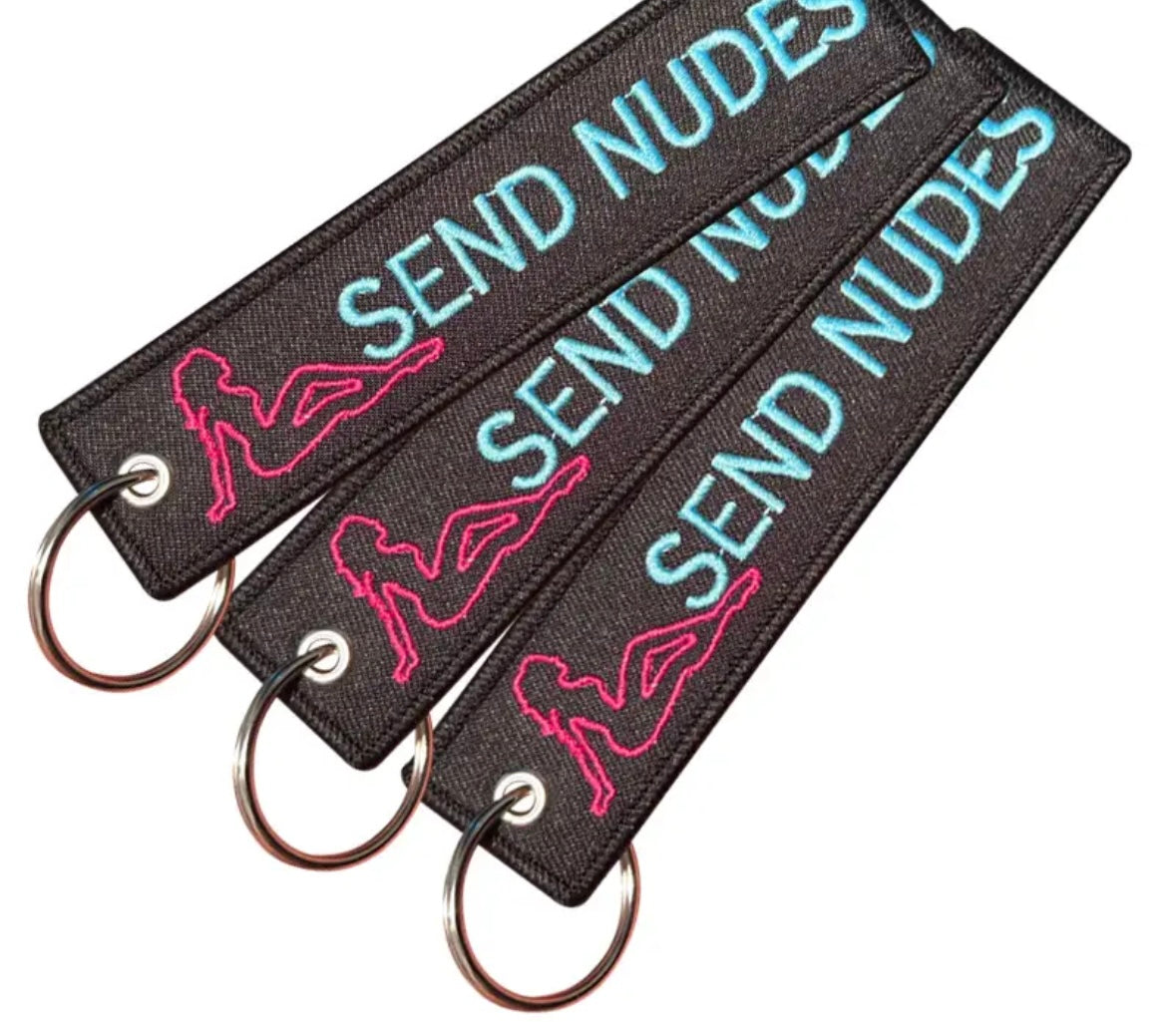 Custom made Funny Embroidery Keychain For Men or Women