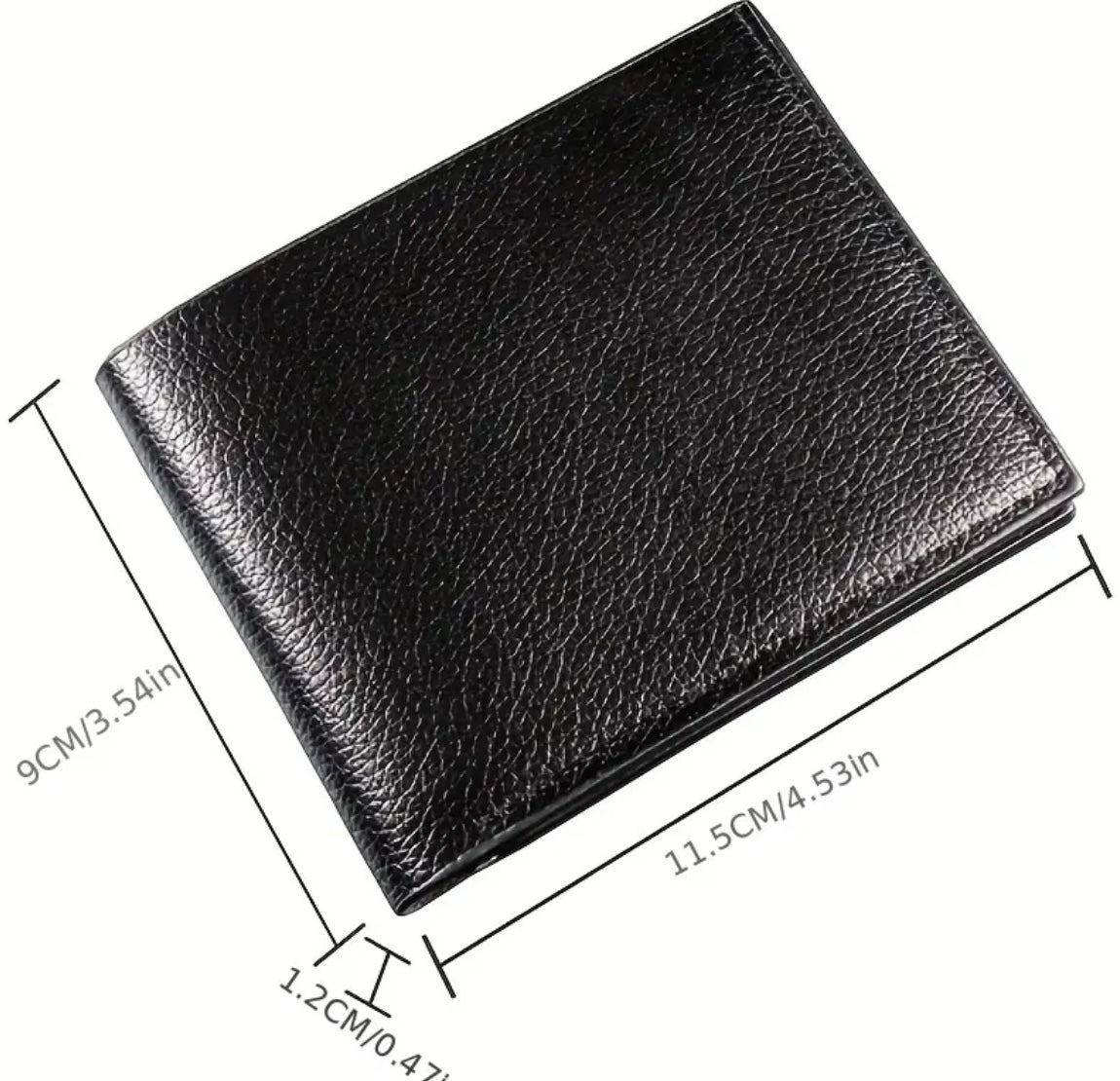 Brown Simple and Slim Design Leather Wallet