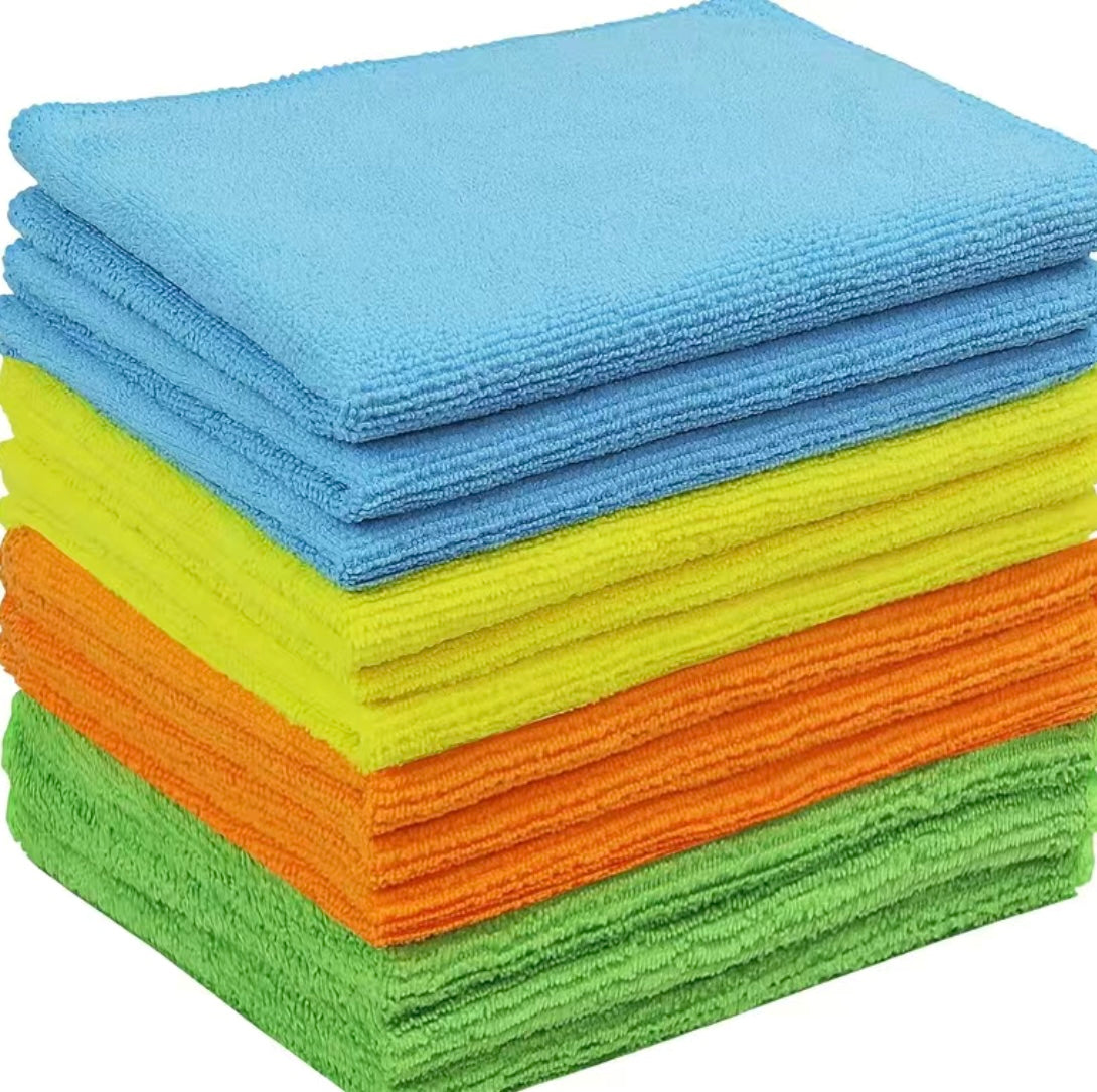 50 pack of Colorful Microfiber dish kitchen towels