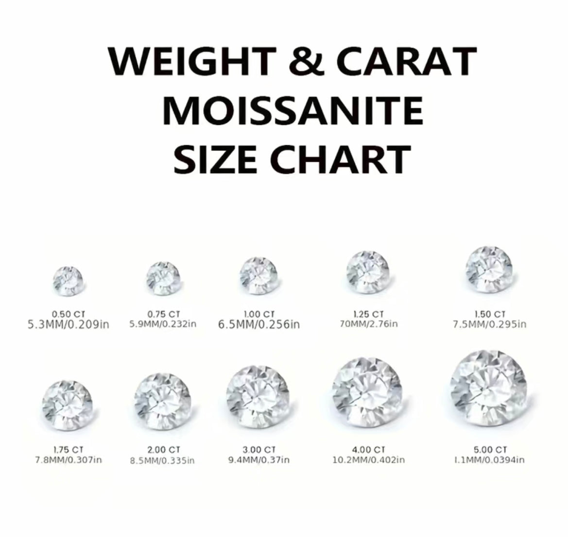 2.0 Carat Moissanite Ring