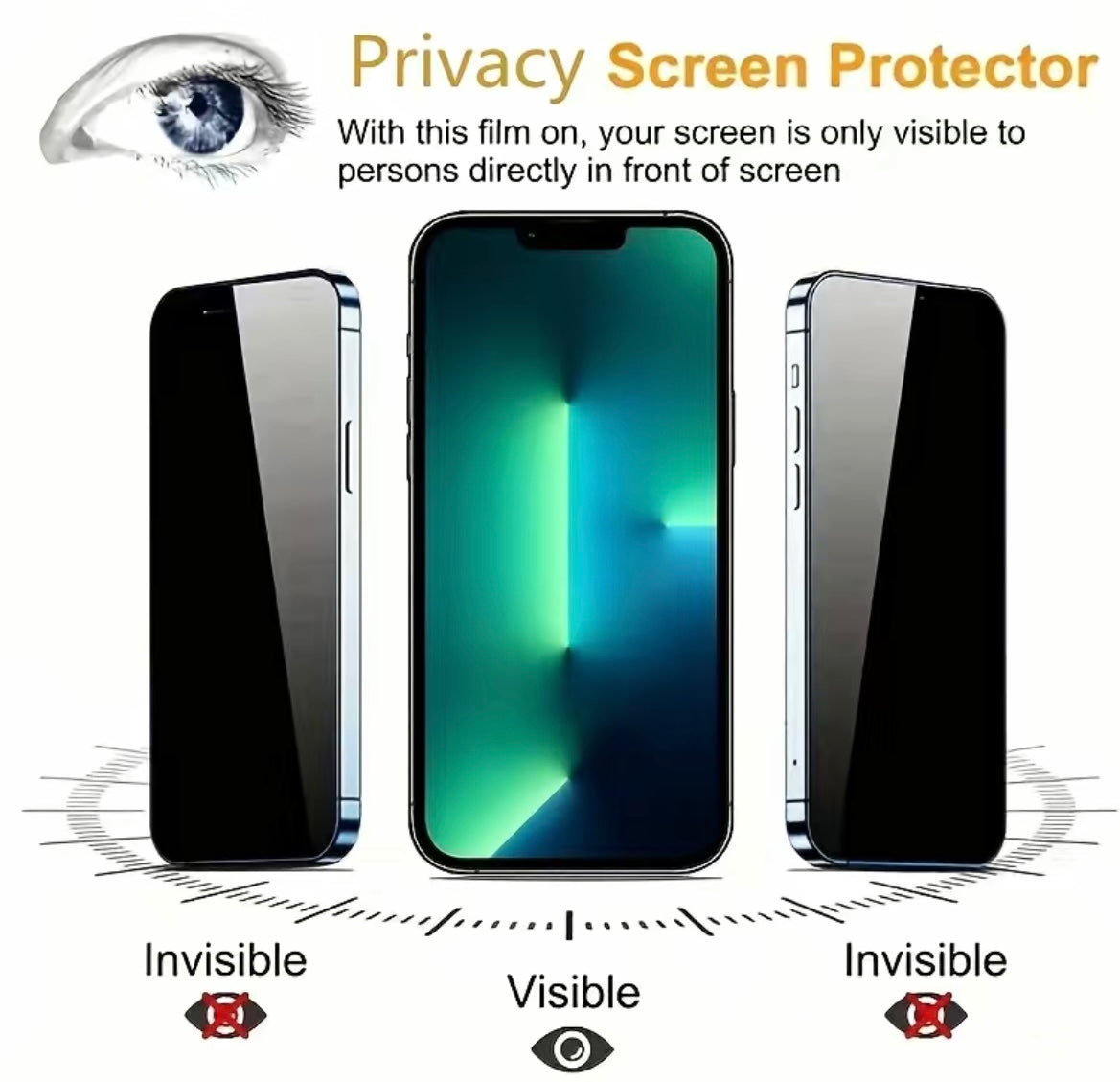 3pack Privacy Screen Protectors