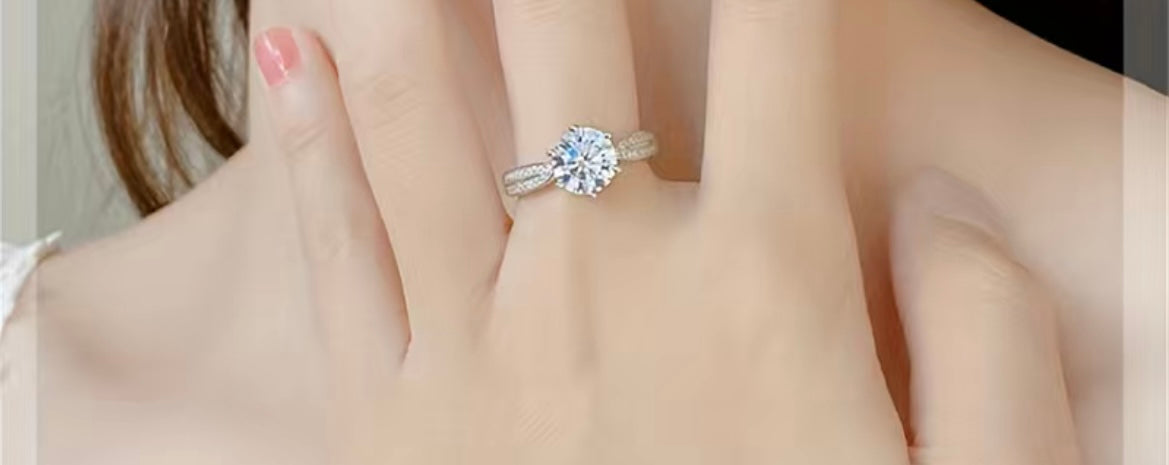 2.0 Carat Moissanite Ring