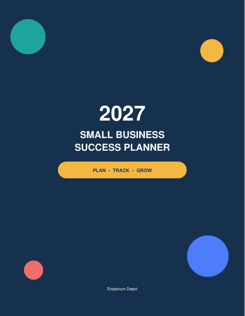 2027 Small Business Success Planner — actual source preview